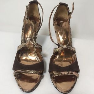 BCBG MAX AZRIA STRAP HEELS